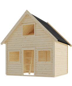 Karibu Spielhaus Kalle naturbelassen