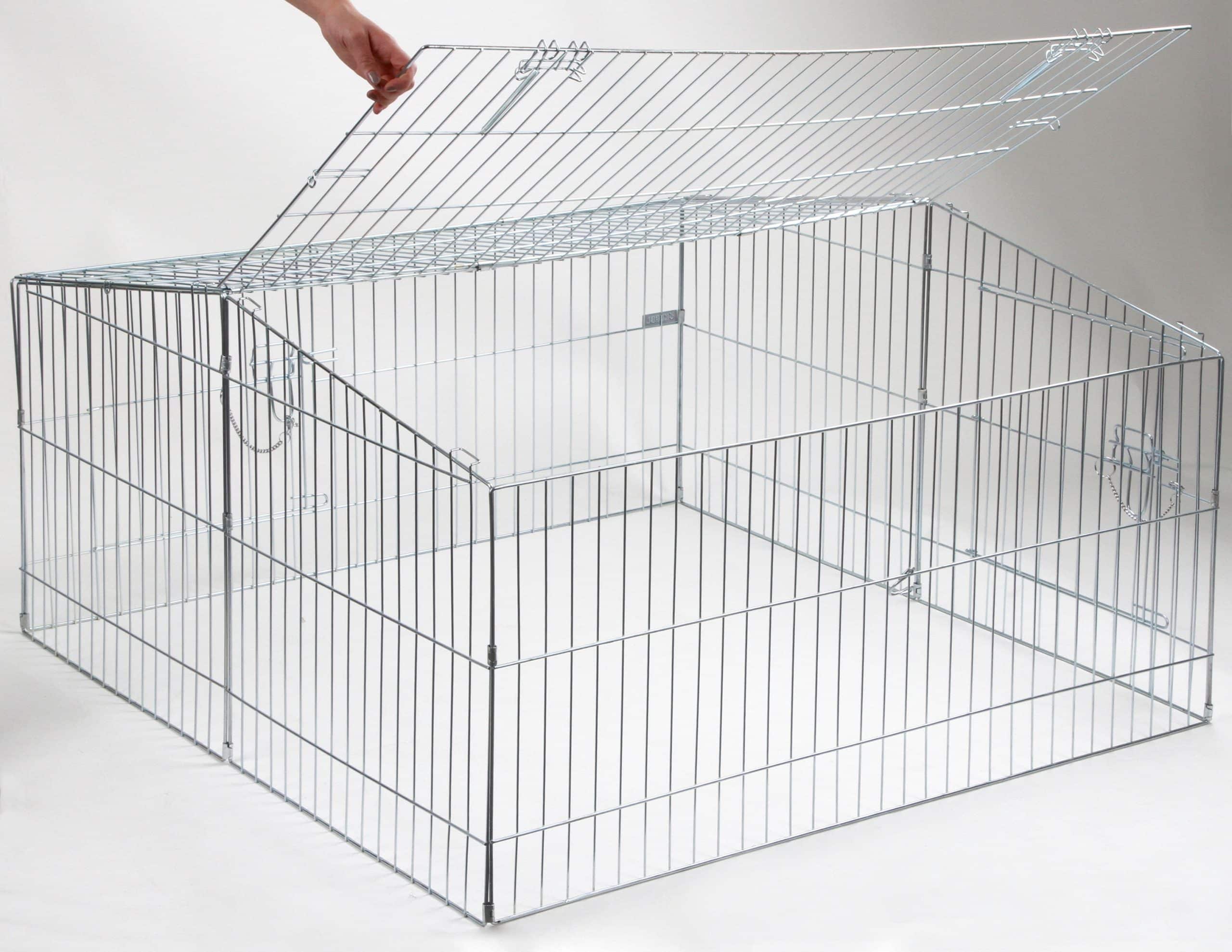 Kerbl Freilaufgehege Gehege für große Kanninchen + Hasen