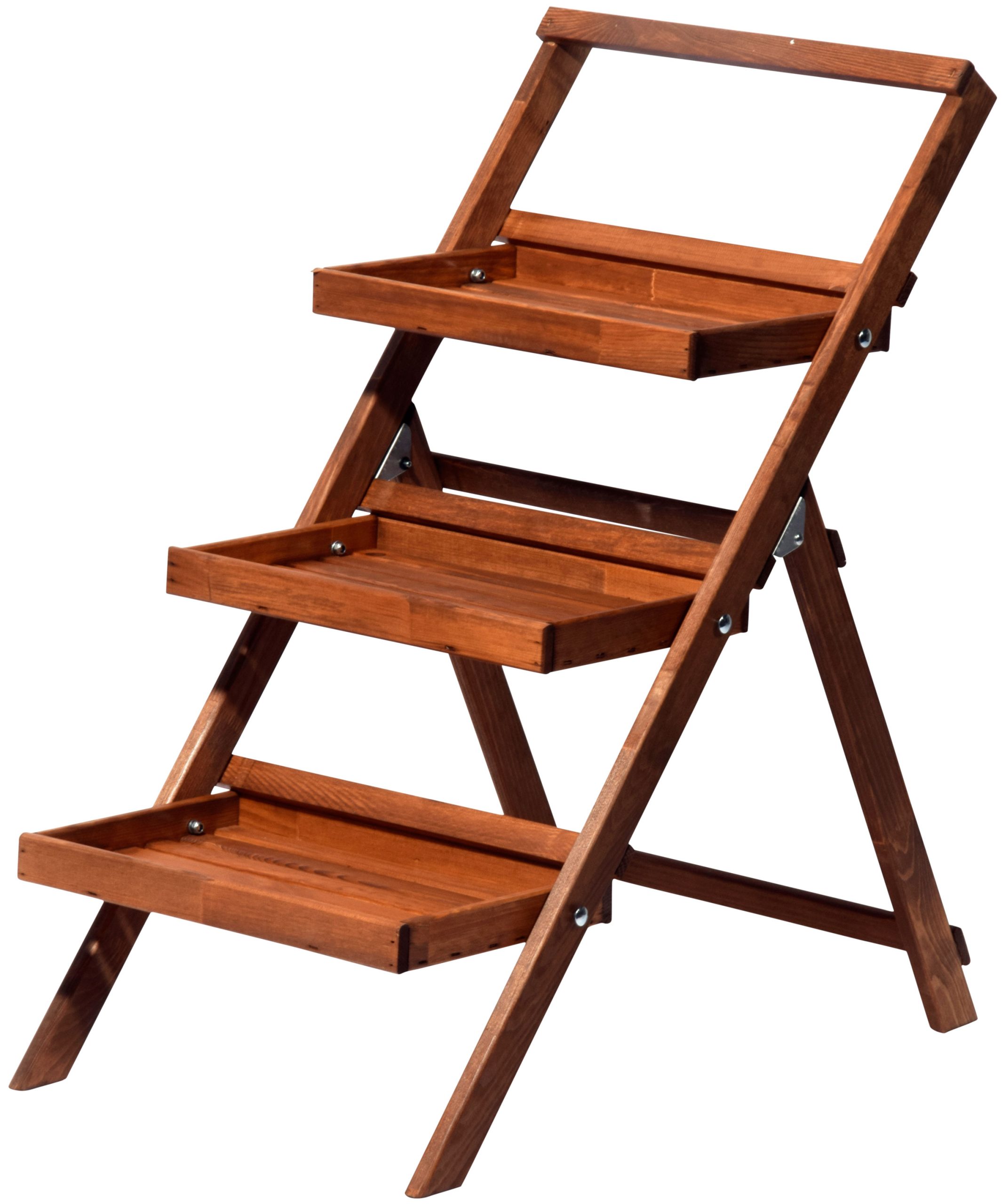 Klappbare Pflanztreppe mit drei Stufen - versch. Ausführungen