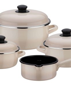 Kochtopf-Set Creme Shadow 7-tlg.