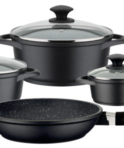 Kochtopf-Set Gourmet Granit 7-tlg.