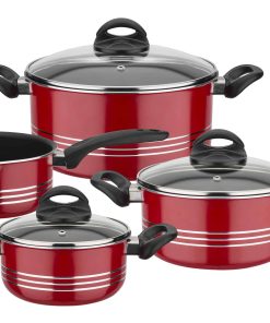 Kochtopf-Set Milano Color 7-tlg. rot