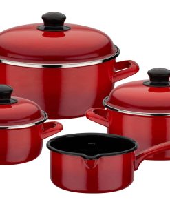 Kochtopf-Set Red Shadow 7-tlg.