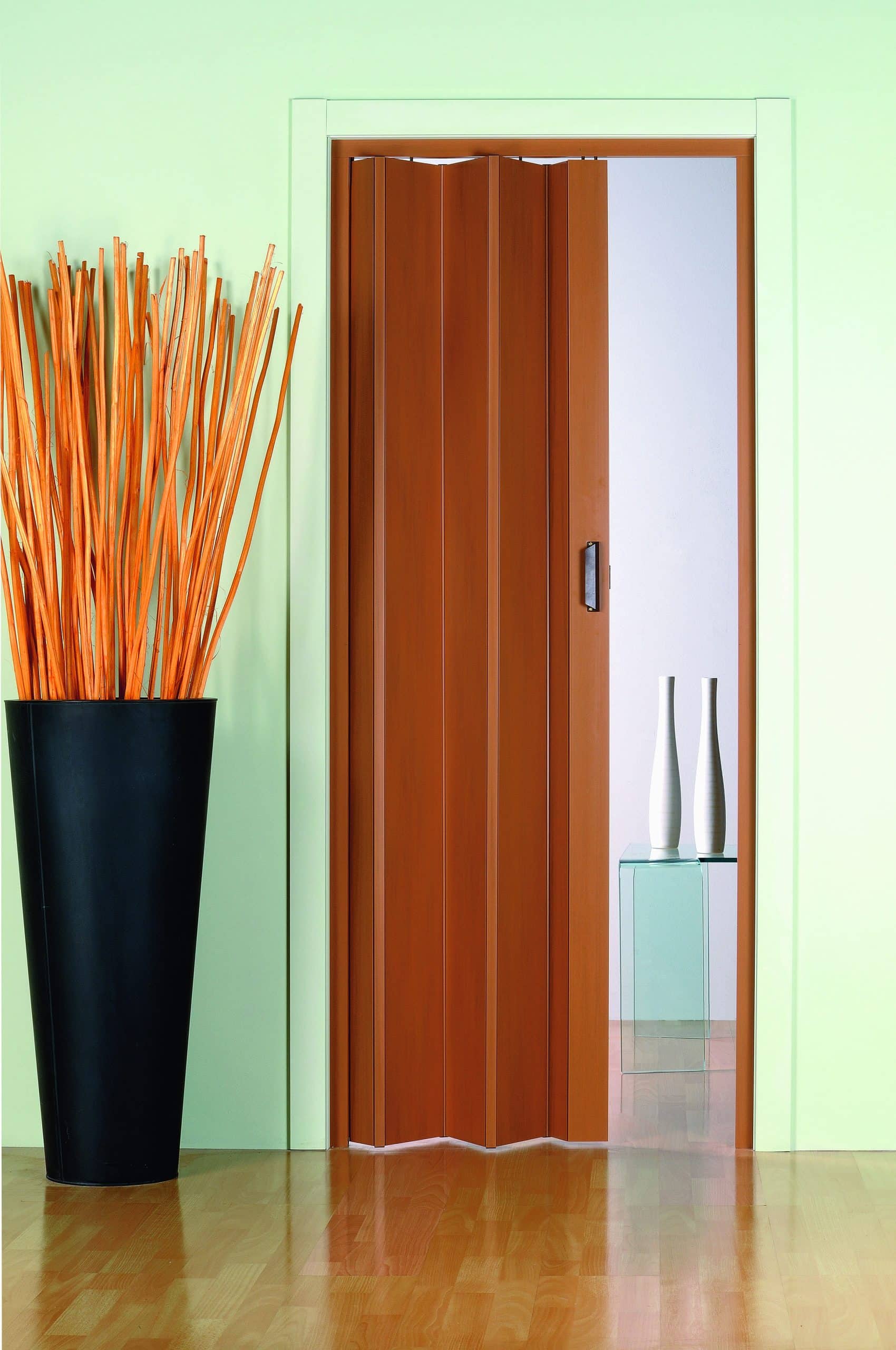 Kunststoff-Faltttür Monica buche