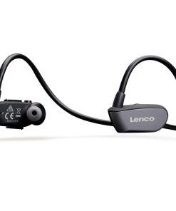 Lenco BTX-860BK - Bluetooth wasserdichter Sport Kopfhörer mit 8 GB MP3-Player - Schwarz