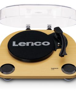 Lenco LS-40WD - Plattenspieler mit integrierten Lautsprechern - Holz