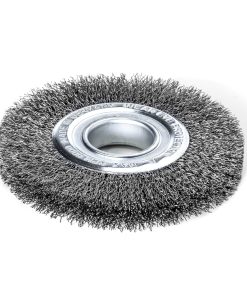 Lessmann Rundbürste Bürste Durchmesser 80mm breit 18-20 mm Rohr 20mm Stahldraht
