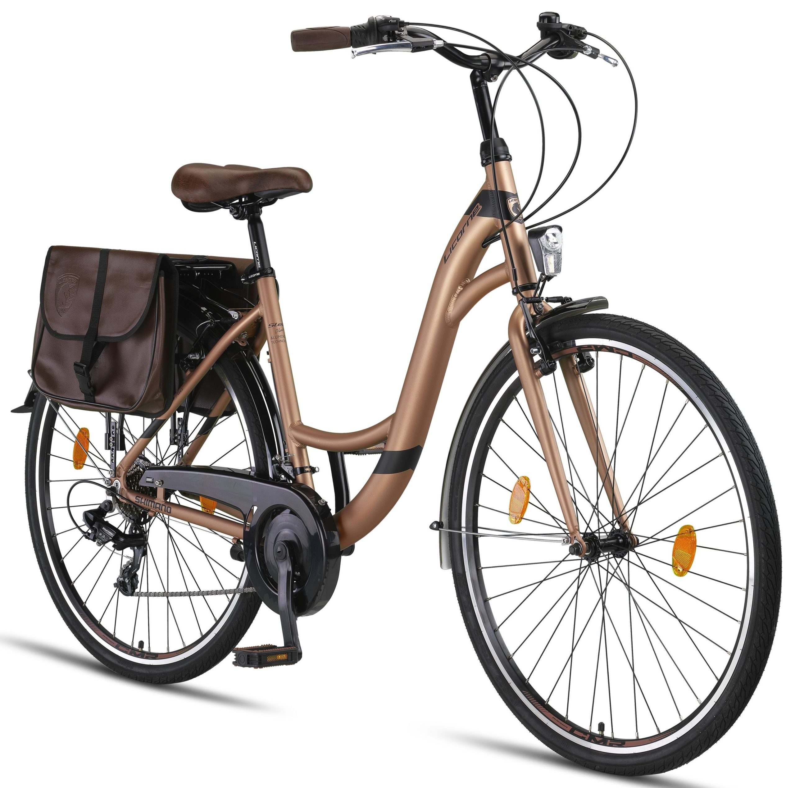 Licorne Bike Stella Plus Premium City Bike in Zoll Aluminium Fahrrad für Mädchen