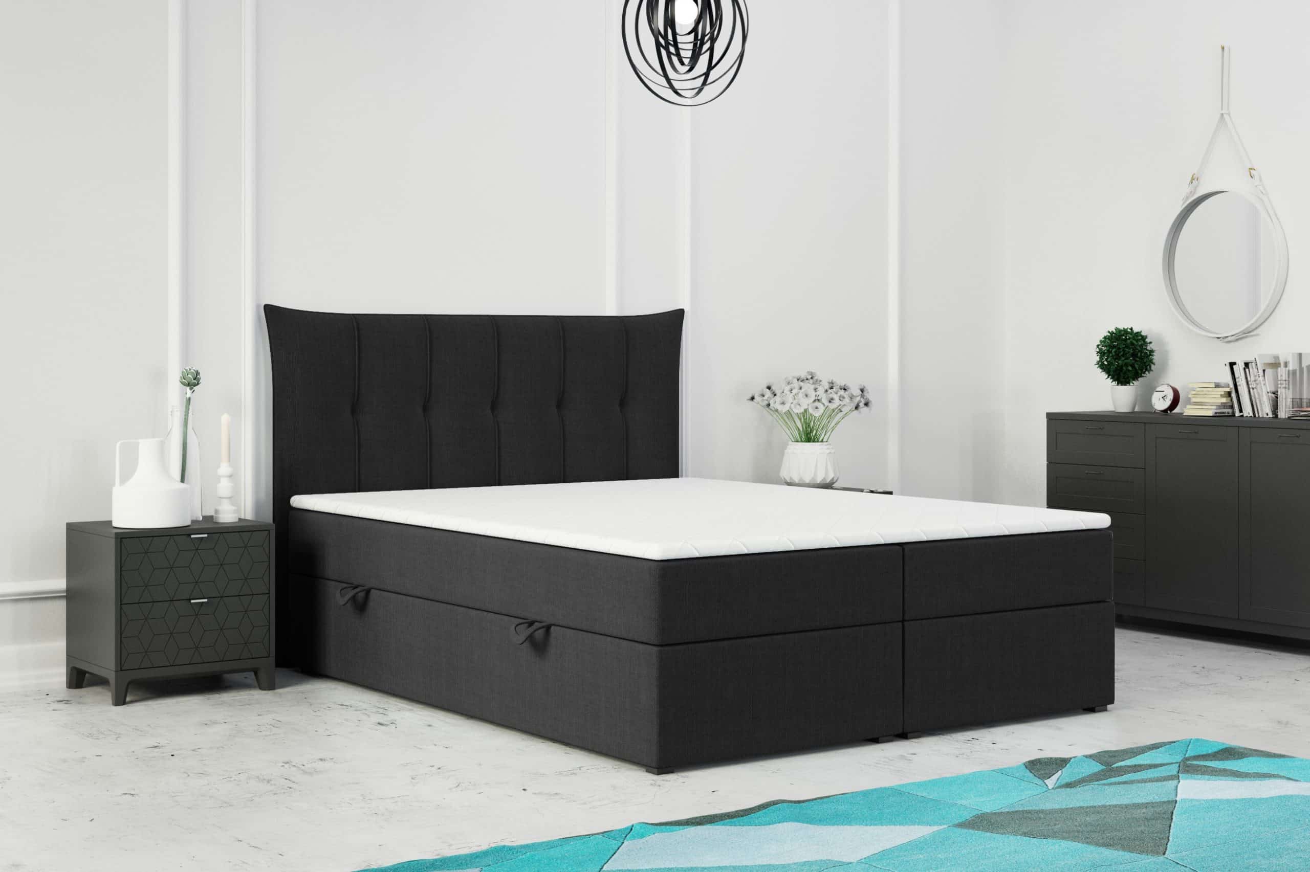 M-Punkt GmbH  Boxspringbett PADUA mit Bettkasten 180 x 200 cm - versch. Ausführungen