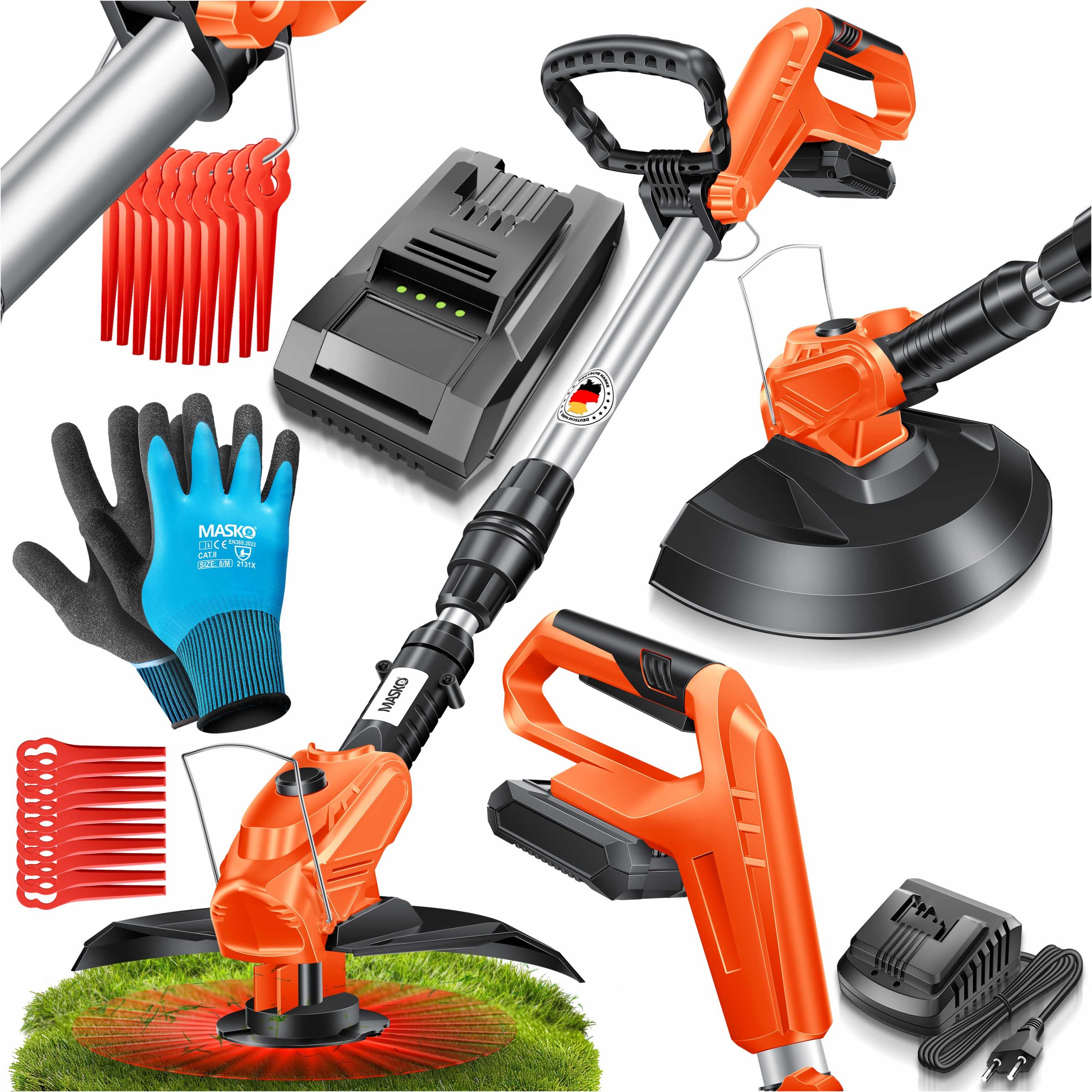 MASKO® Akku-Rasentrimmer mit 20 V Li-Akku
