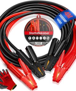 MASKO® Starthilfekabel Überbrückungskabel für Benzin- und Dieselmotoren
