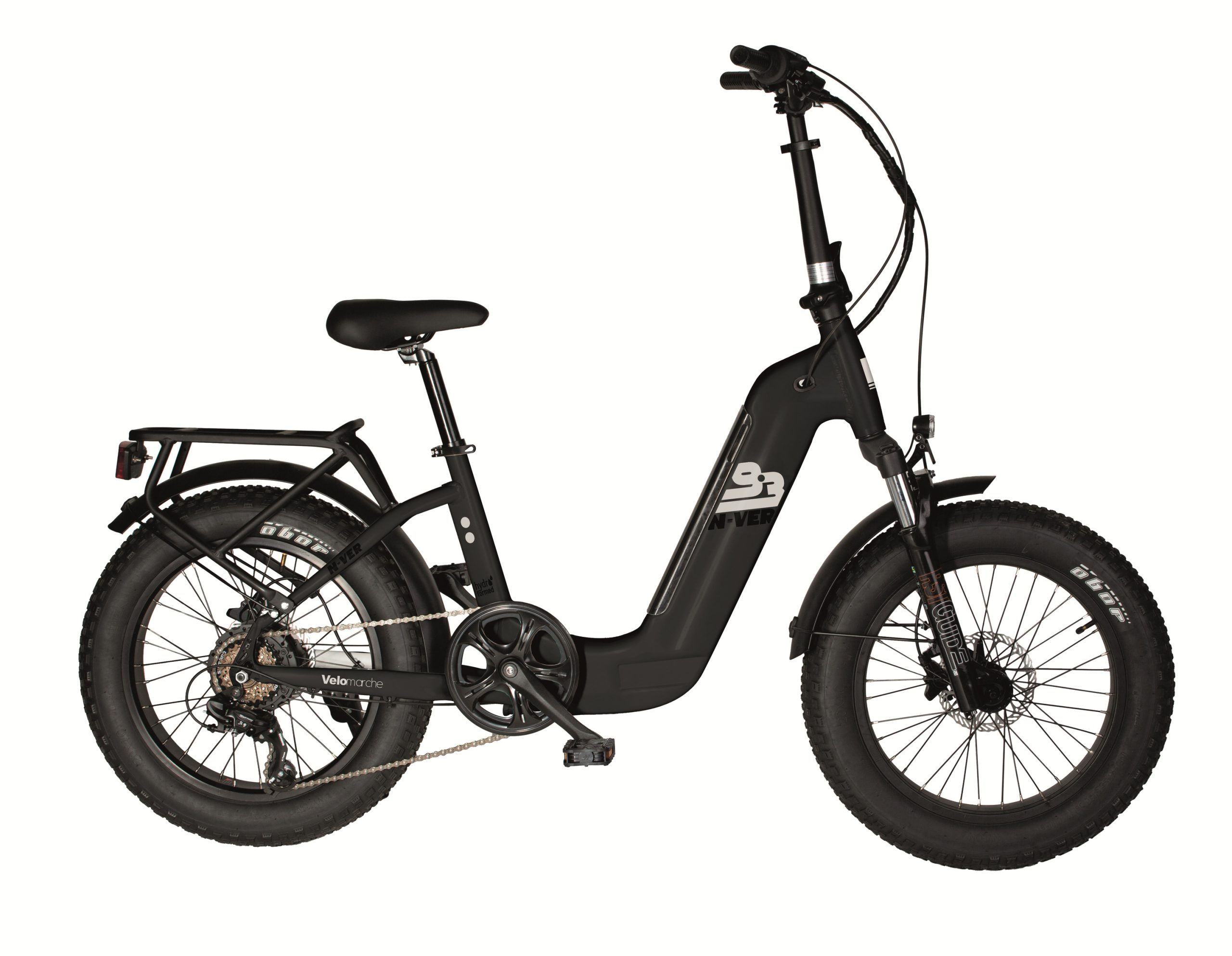 MBM Elektro-Kompaktfahrrad  FAT BIKE N-VER F9.3 20 Zoll black