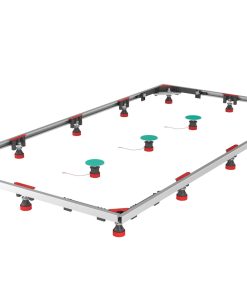 MEPA Montagerahmen (Einbaurahmen) SF Rechteck XL100/180 Stahl / Mineralguss