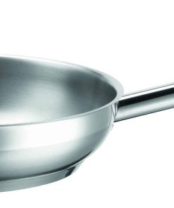 Mäser Bratpfanne Edelstahl PROFESSIONAL I Silberfarben