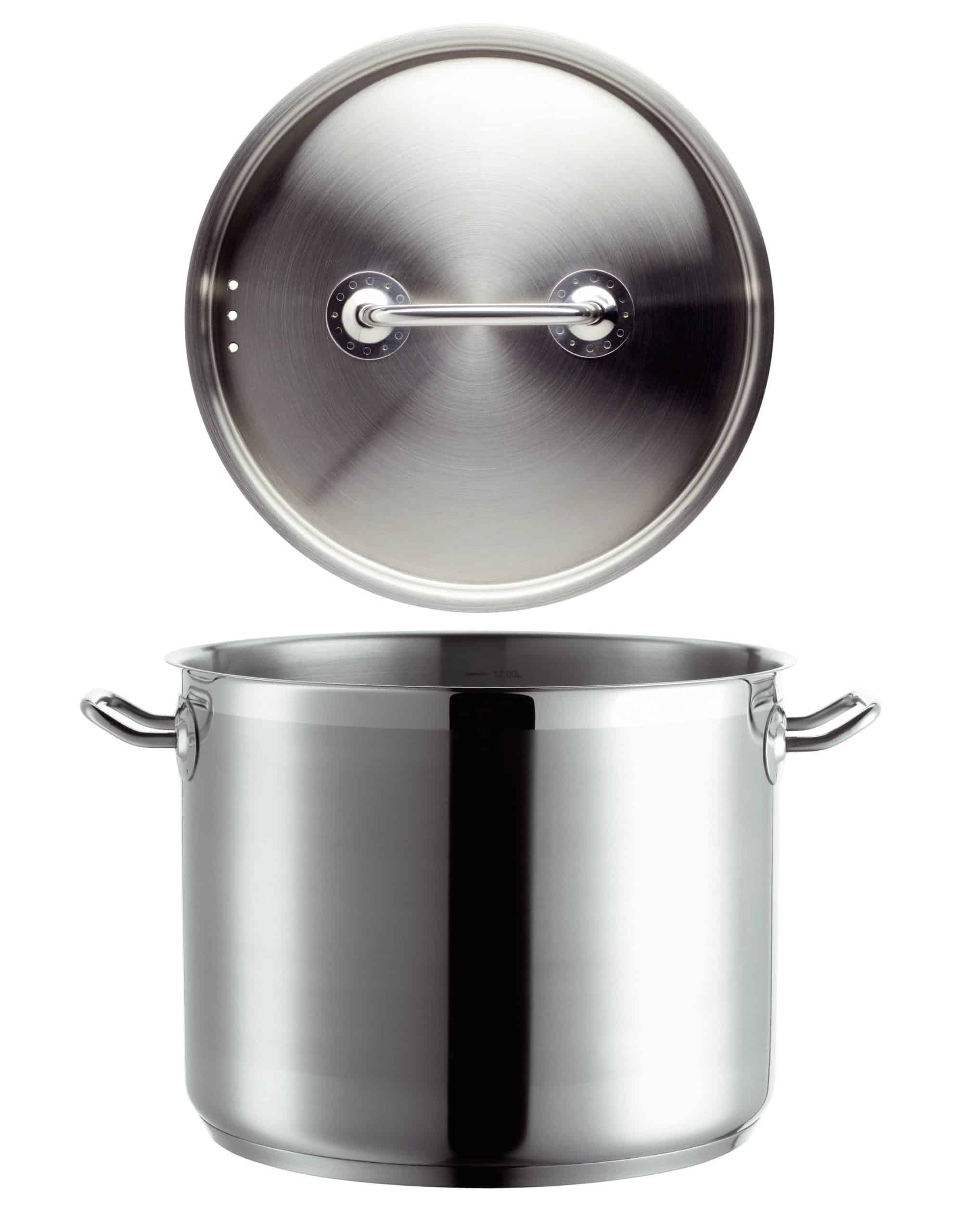 Mäser Gemüsetopf mit Deckel PROFESSIONAL I Silber