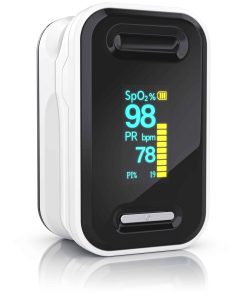 Medicinalis Pulsoximeter Finger - SpO2 Pulsmesser - Fingerpulsoximeter - Messung von Puls und Sauerstoffsättigung am Finger - OLED Display