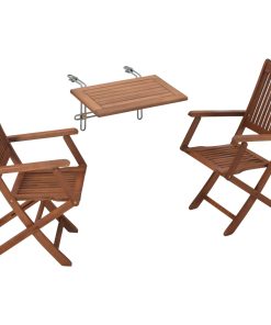 Merxx Balkonmöbel Set Rio 3 tlg.   Balkonhängetisch