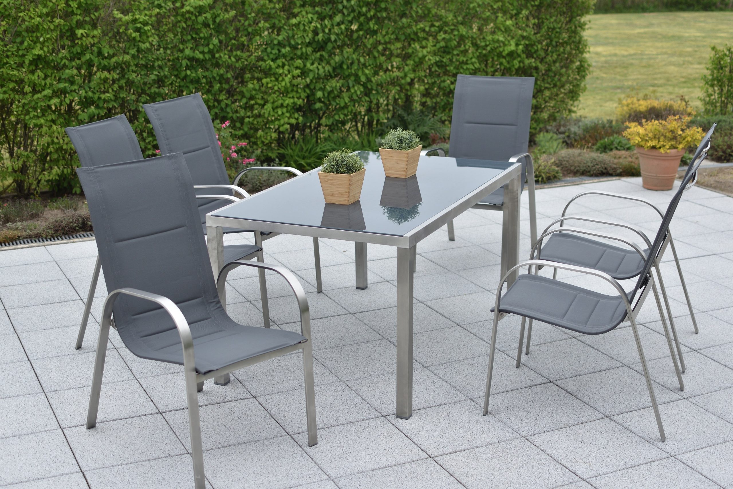 Merxx Lucca Set 7tlg. Tisch 150x90 cm