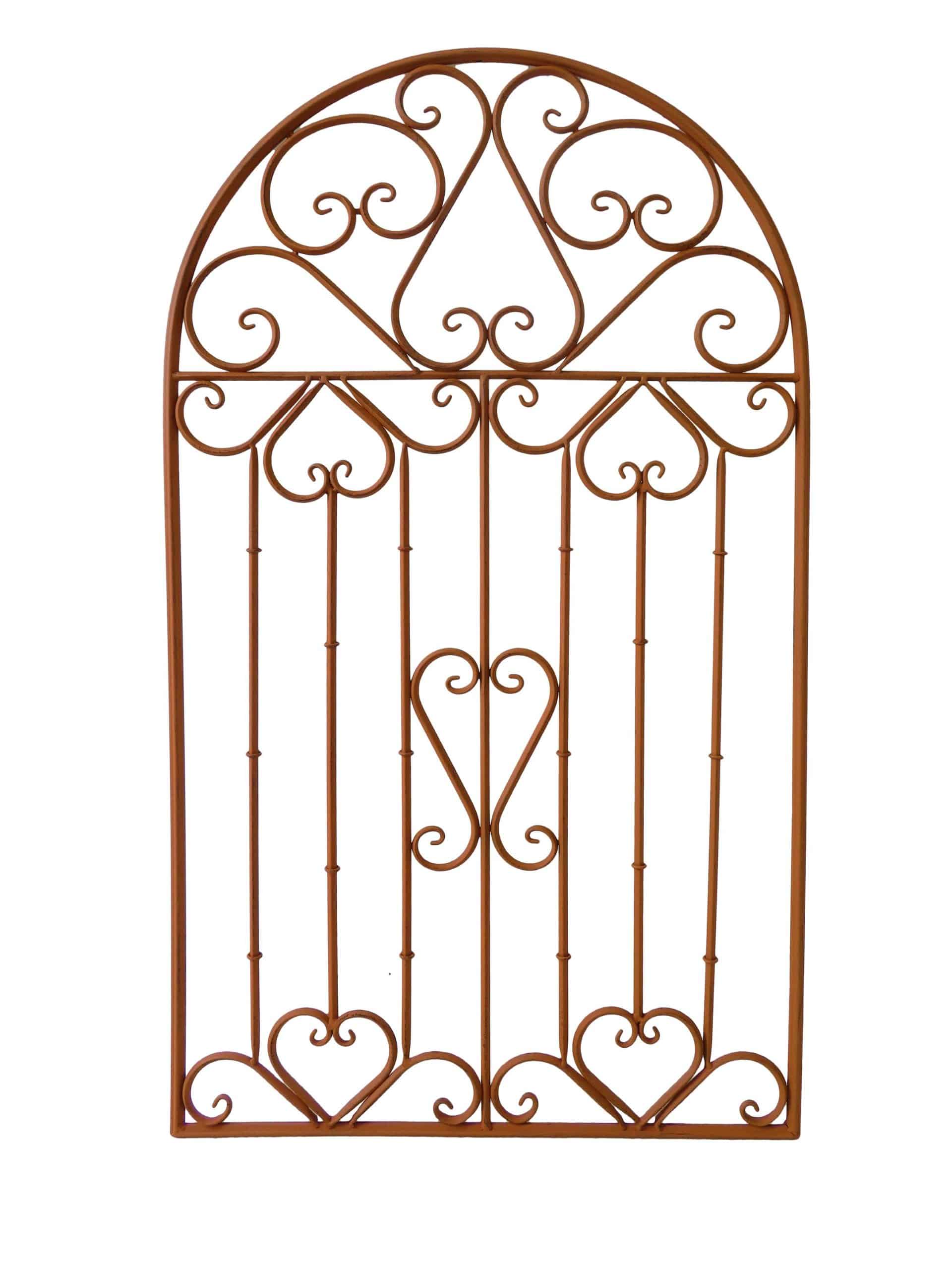 Metall Wand Dekor TARVOS Gitter Rankgitter Garten Dekoration Terrasse Outdoor