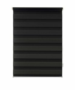 Ondeco Doppelrollo Just Klemmfix  Seitenzugrollo Blickdicht Klemmfix Farbe: Anthrazit