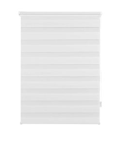 Ondeco Doppelrollo Just Klemmfix  Seitenzugrollo Blickdicht Klemmfix Farbe: Weiß