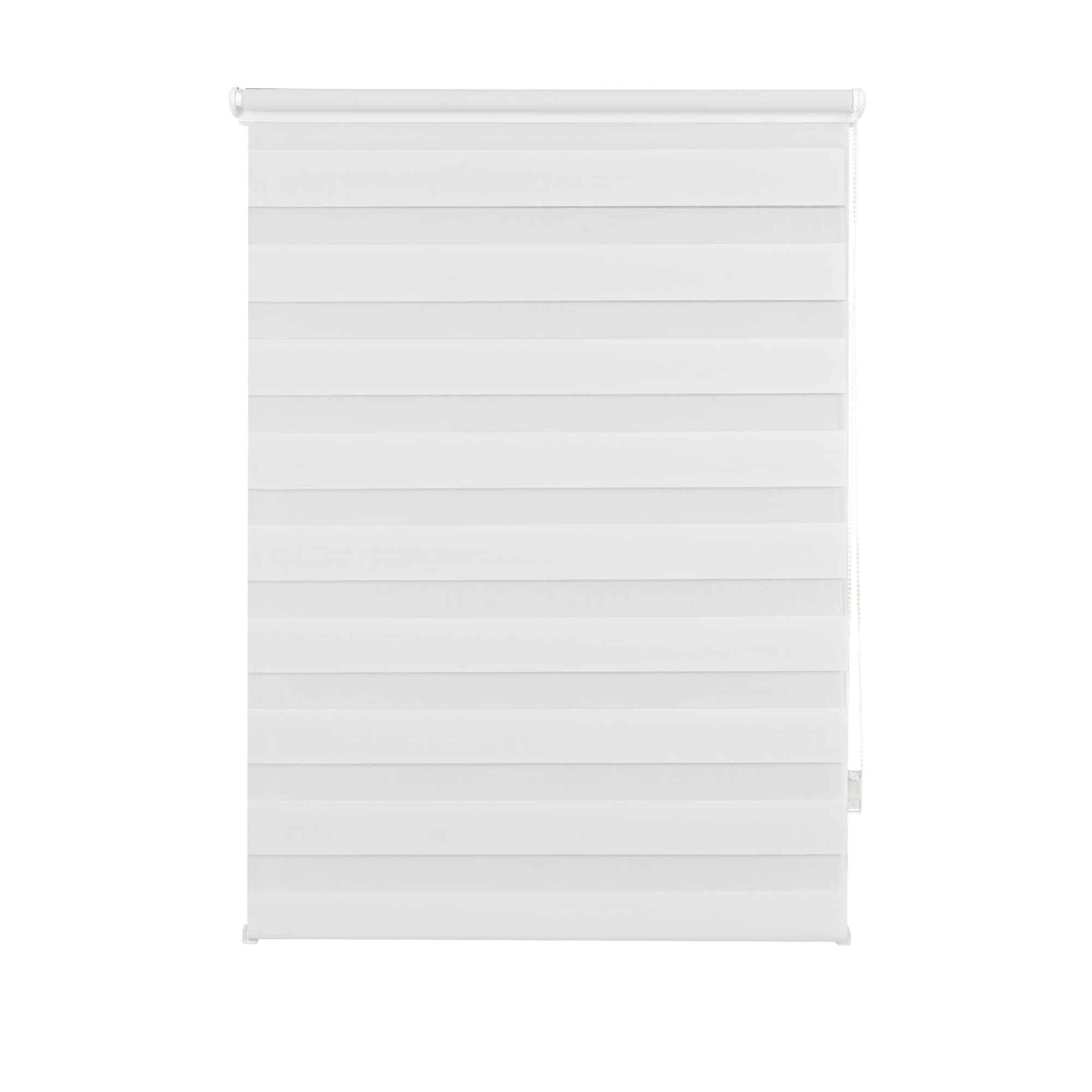 Ondeco Doppelrollo Just Klemmfix  Seitenzugrollo Blickdicht Klemmfix Farbe: Weiß