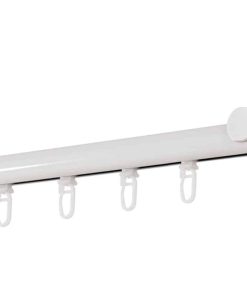 Ondeco Gardinenstange auf Maß Innenlauf 20mm Ball 1-lauf  Wandträger 6