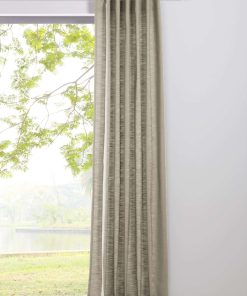 Ondeco Schlaufenschal Balance Gardinen Blickdicht Vorhang Schlafzimmer 1er Set Farbe: Beige