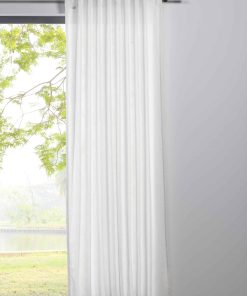 Ondeco Schlaufenschal Mood Gardinen Blickdicht Vorhang Schlafzimmer 1er Set Farbe: Weiß