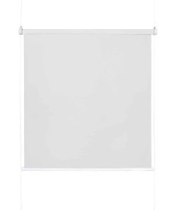Ondeco Tageslicht Rollo ohne Bohren Klemmrollo Alternative Plissee Klemmfix Sichtschutz Sonnenschutz Farbe: Weiß