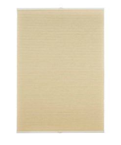 Ondeco Wabenplissee verspannt Klemmträger ohne Bohren Klemmfix  Blickdicht Sonnen-Schallschutz Farbe: Cream