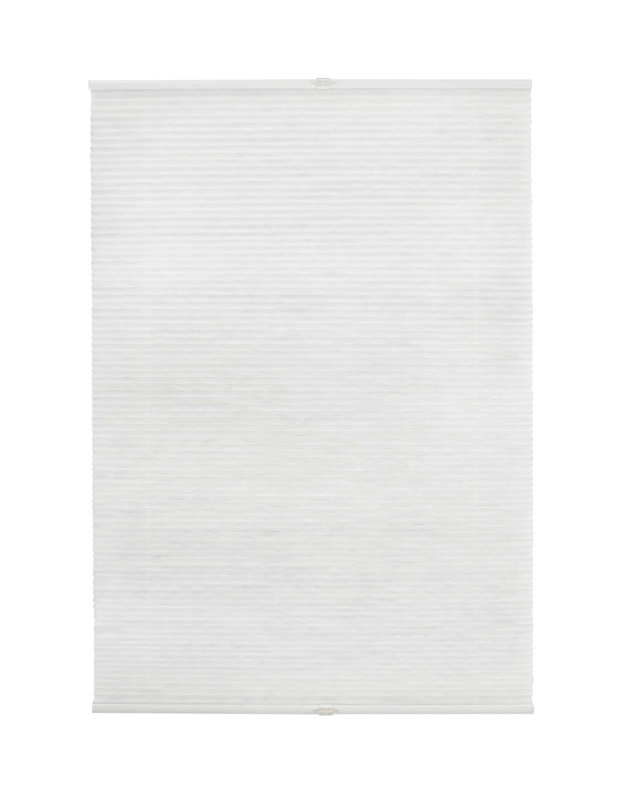 Ondeco Wabenplissee verspannt Klemmträger ohne Bohren Klemmfix  Blickdicht Sonnen-Schallschutz Farbe: weiss