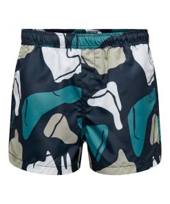 Only & Sons Badehose TODD Bade-Shorts mit elastischem Bund und seitlichen Eingrifftaschen