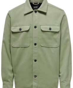 Only & Sons Hemd Langarmhemd SASH mit Kentkragen und aufgesetzten Brusttaschen in lockerer Passform