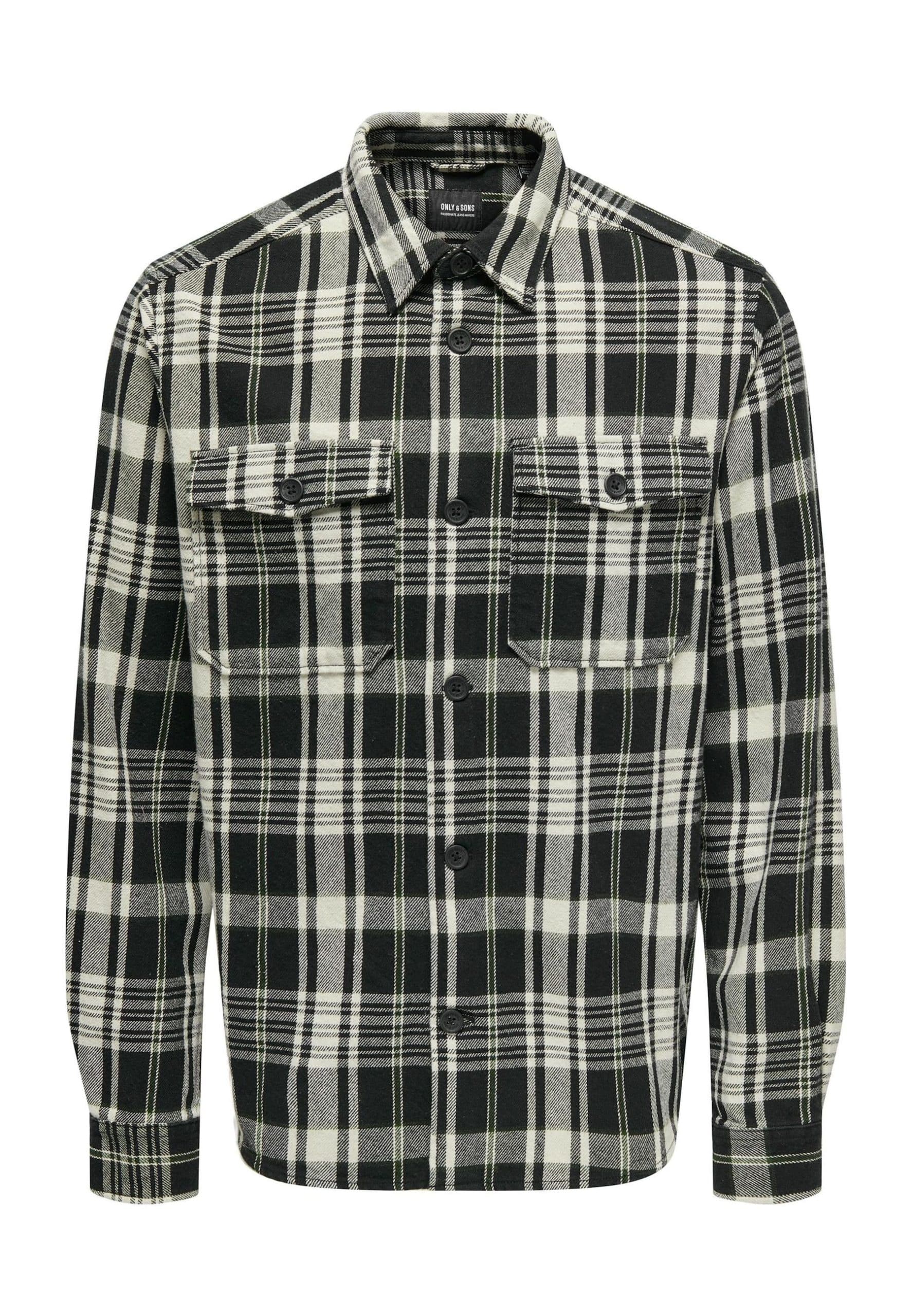 Only & Sons Hemd Milo Langarm-Flanellhemd