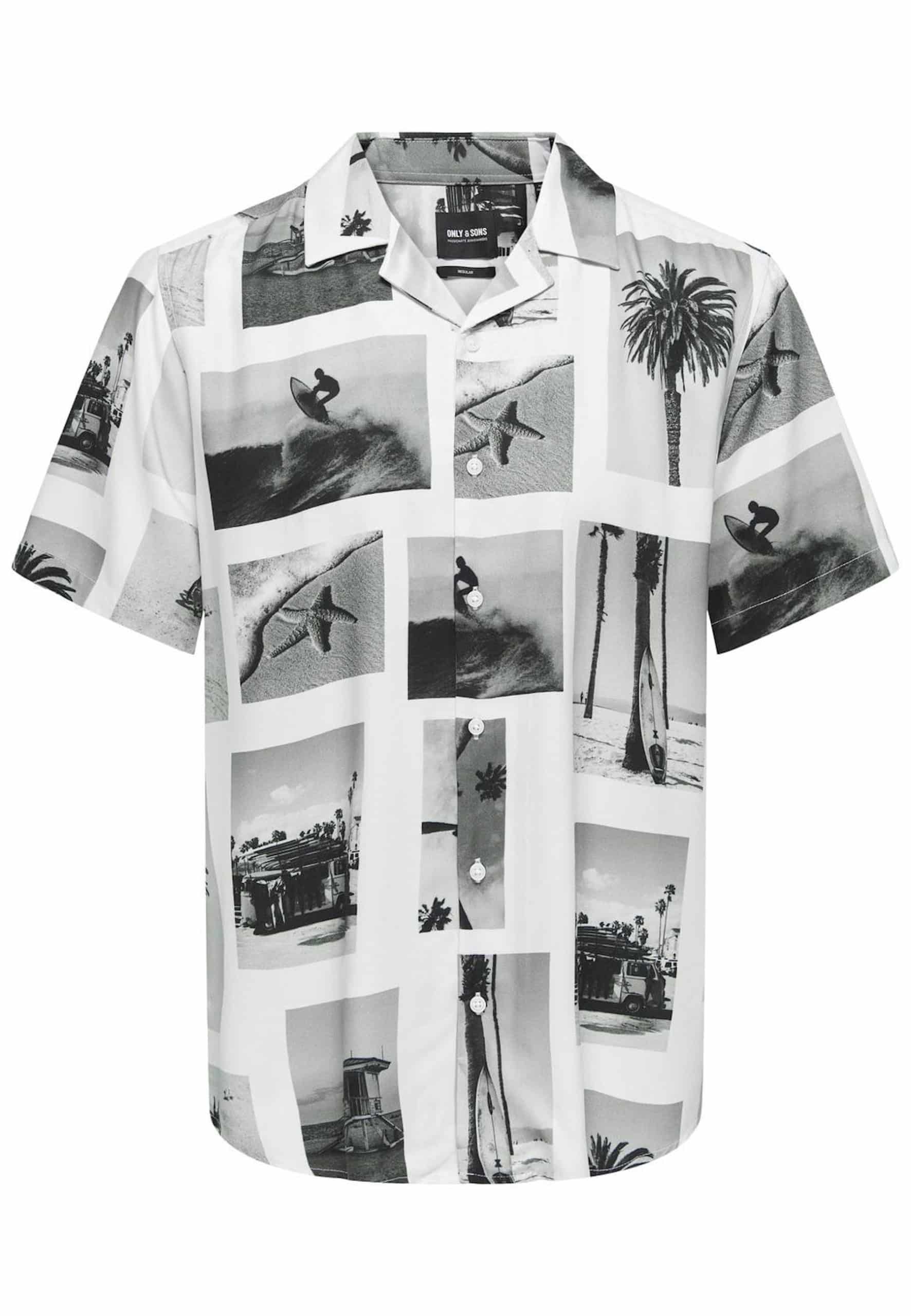 Only & Sons Hemd NANO Kurzarmhemd