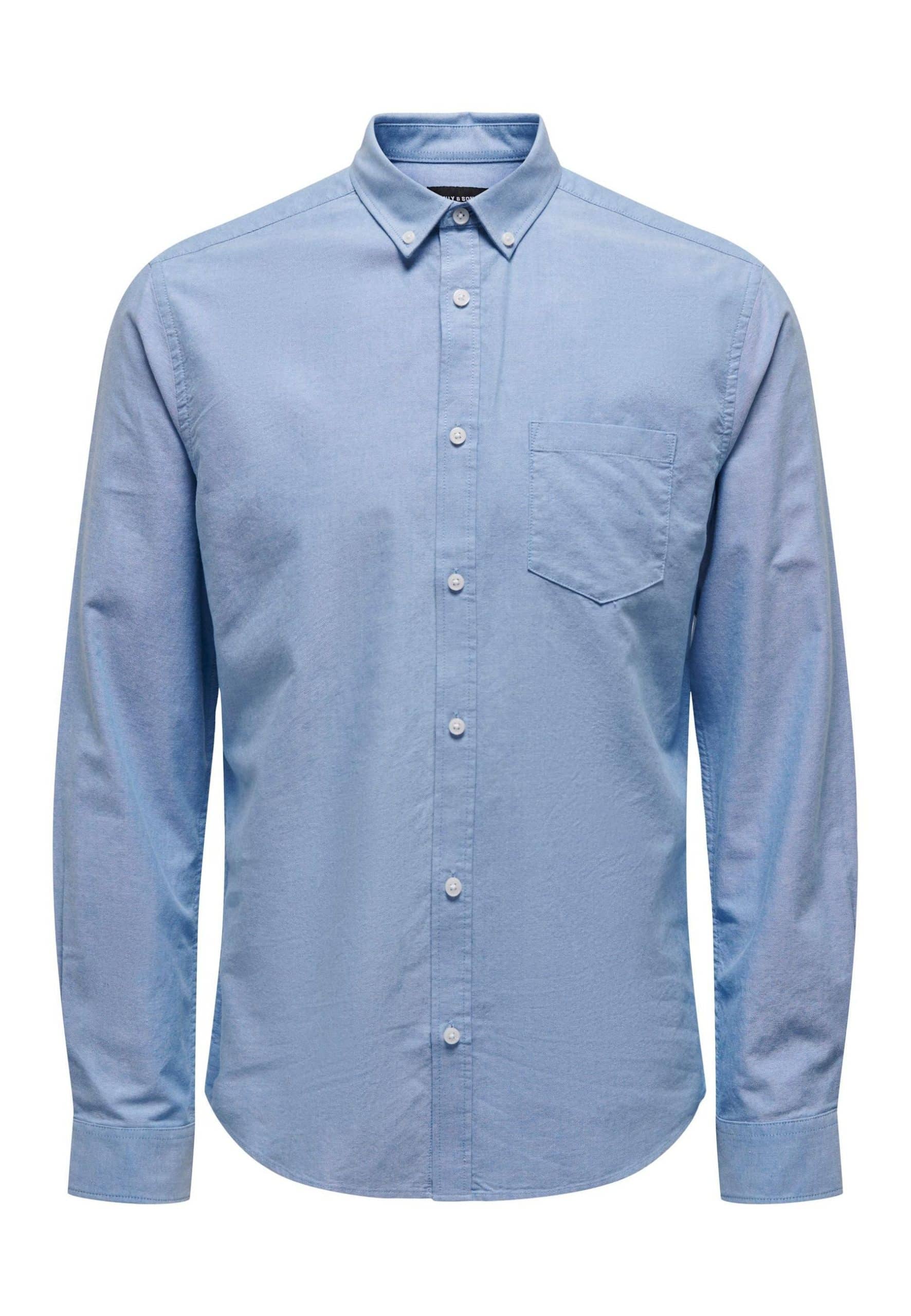 Only & Sons Hemd Salvaro Langarmhemd mit Brusttasche