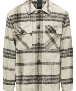 Only & Sons Jacke CANE Hemdjacke mit Knopfleiste und Brusttaschen