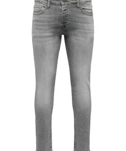 Only & Sons Jeans Loom Slim Grey lange Hose