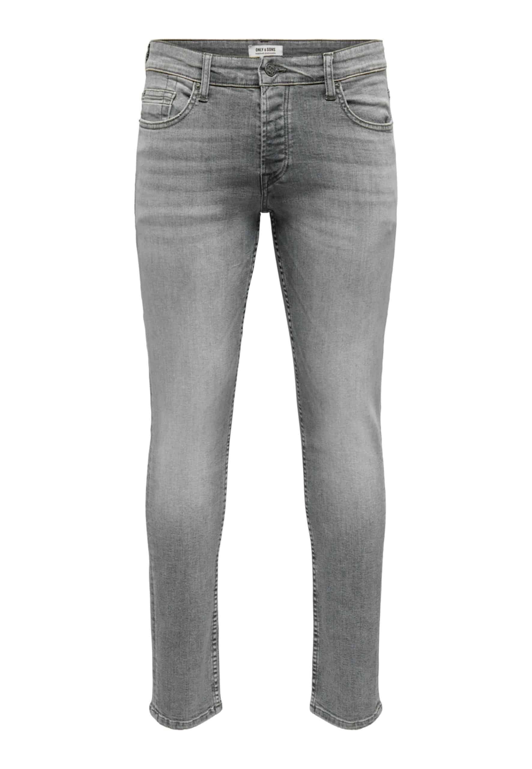 Only & Sons Jeans Loom Slim Grey lange Hose