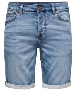 Only & Sons Jeans Shorts PLY JOG BLUE SHORTS PK 8584 DNM kurze Jeanshose