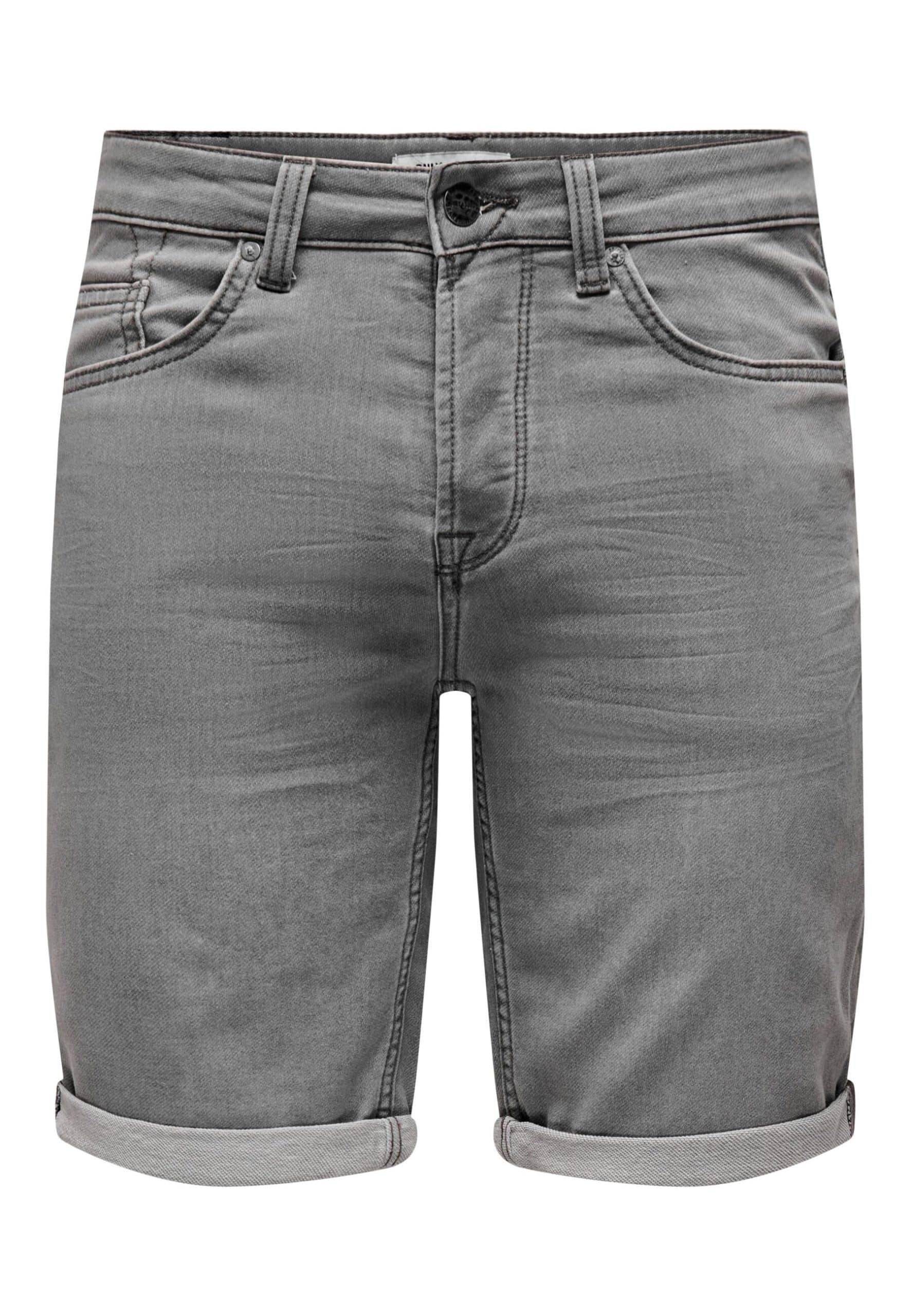 Only & Sons Jeans Shorts PLY REG GR JOG SHO PK 8583 DNM kurze Jeanshose