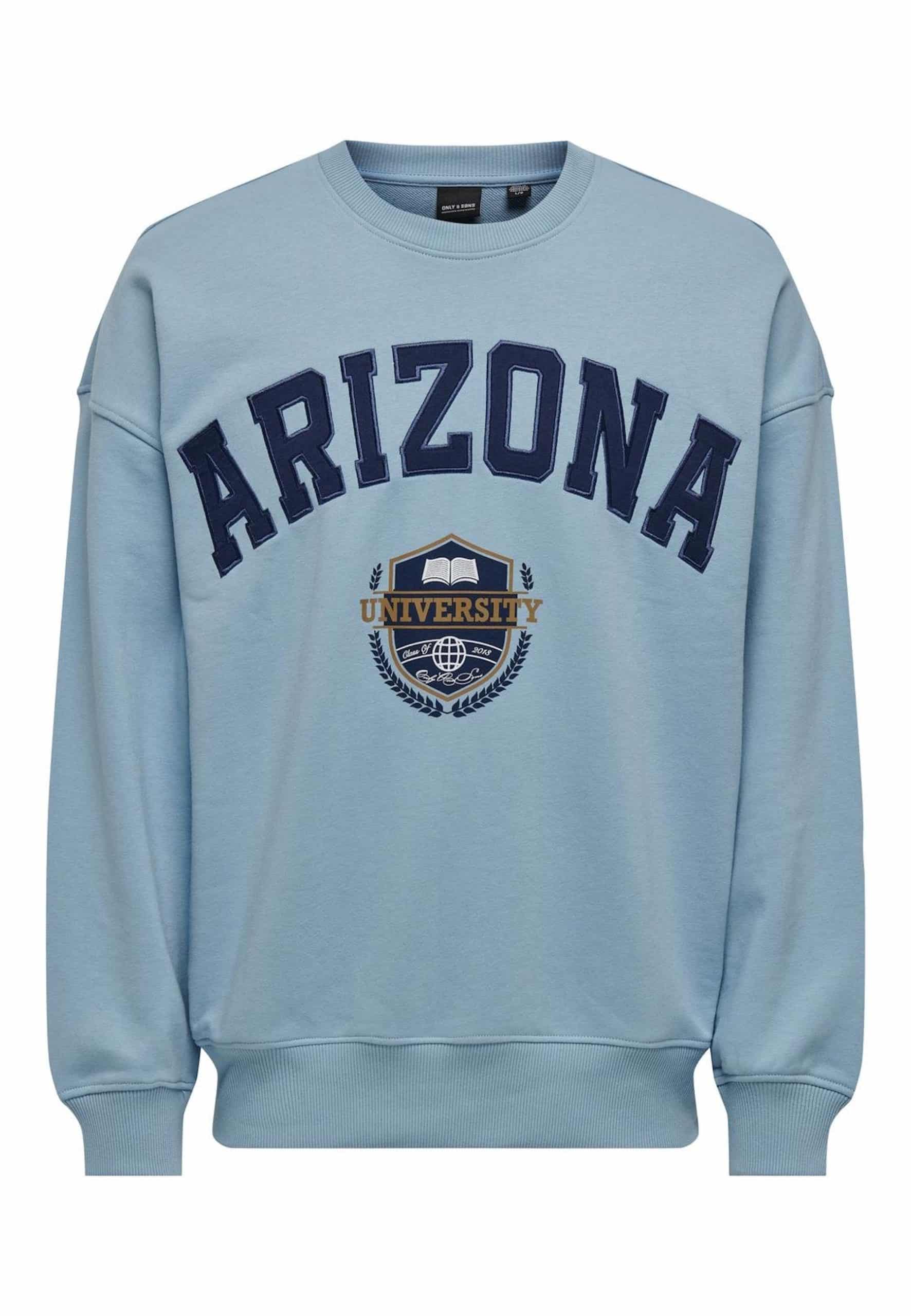 Only & Sons Sweatshirt Lawson Life Vintage Pullover ohne Kapuze