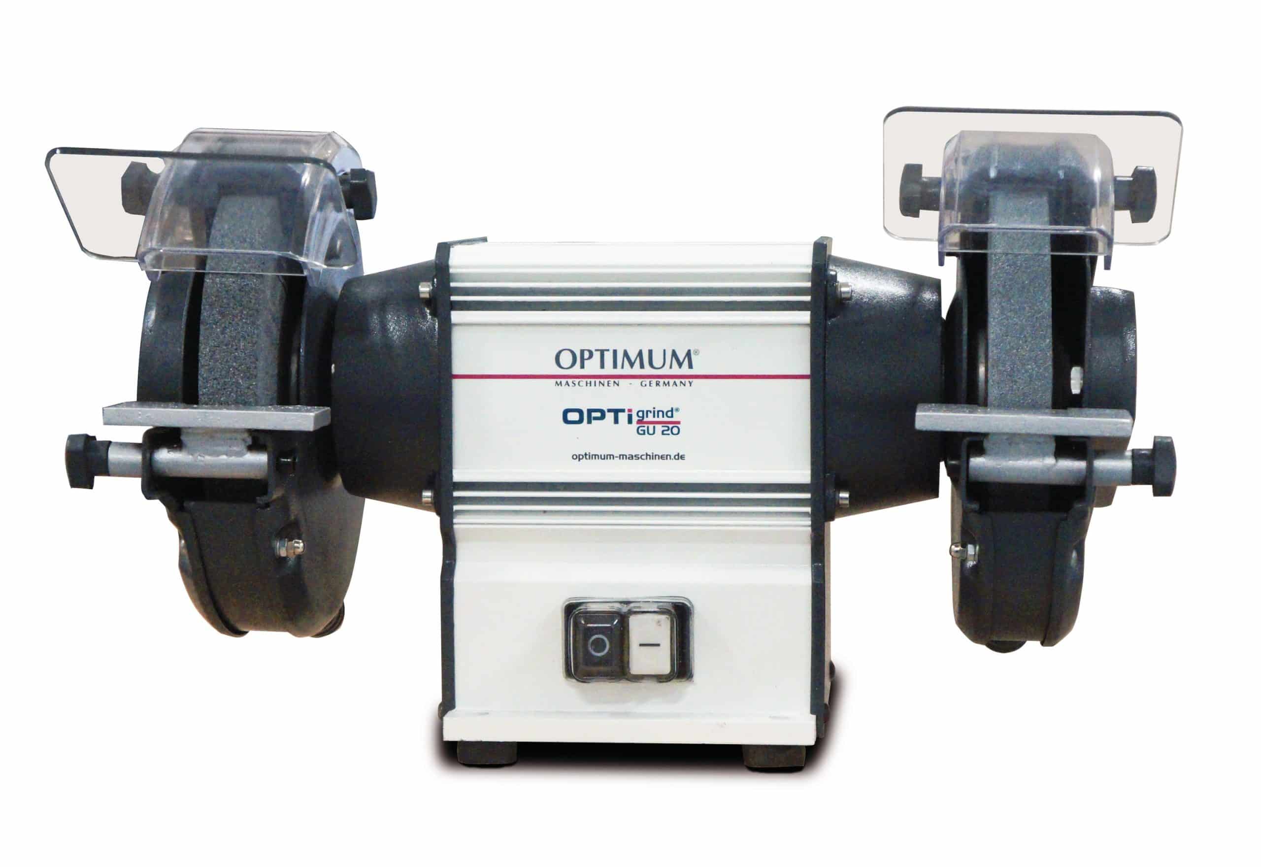 Optimum Doppelschleifmaschine OPTIgrind GU 20 Schleifmaschine 230 V Scheibe 20mm