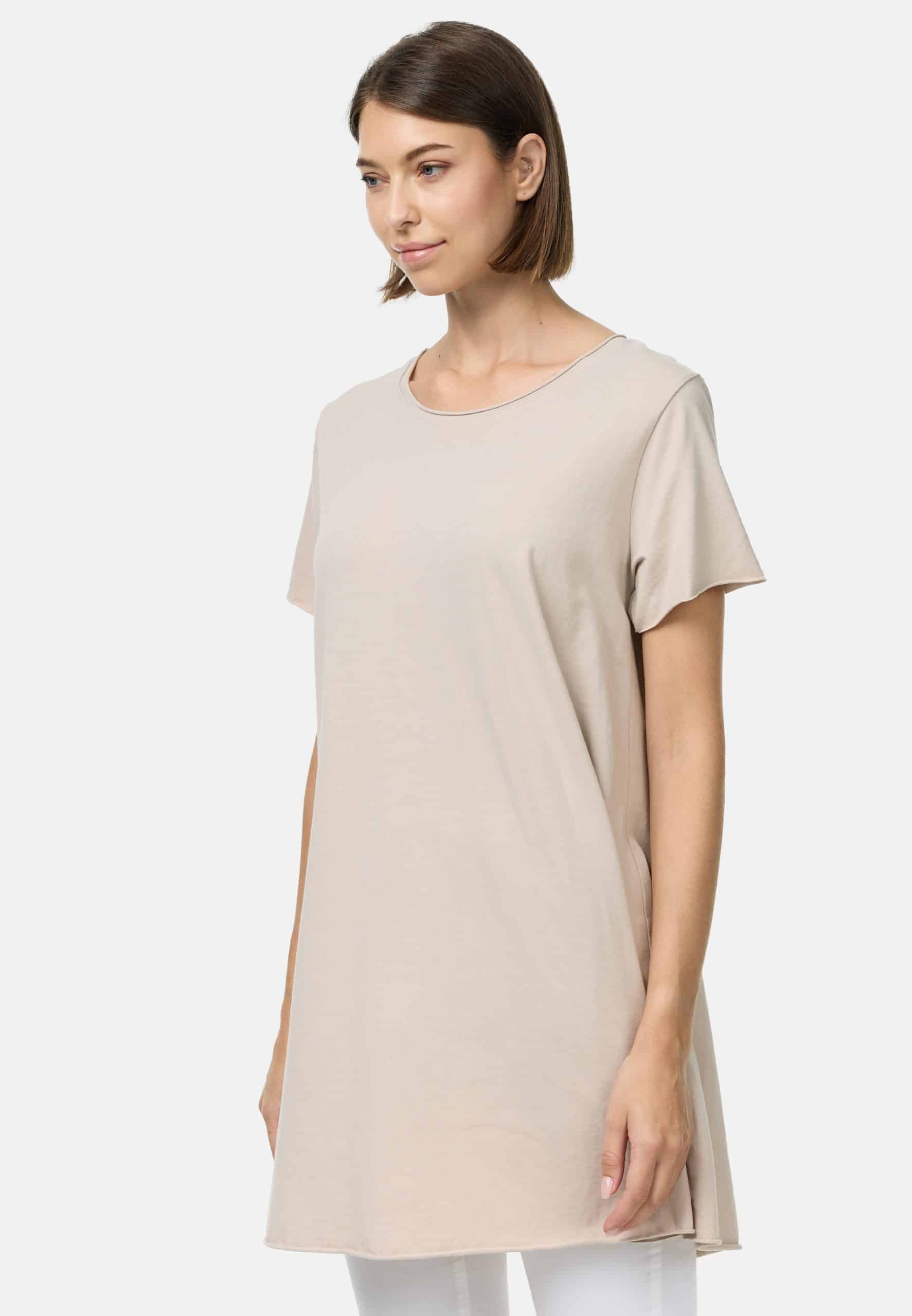 PM SELECTED Damen Ausgestelltes Long T-Shirt in Einheitsgröße PM59