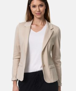 PM SELECTED Damen Kurzblazer Sportliches Sakko Business Blazer mit Reverskragen PM11