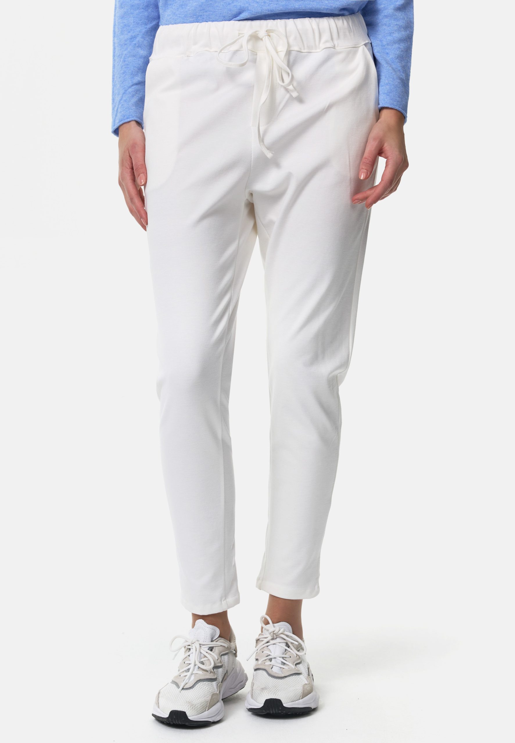 PM SELECTED Damen Sportliche Schlupfhose Freizeithose mit Taschen PM12