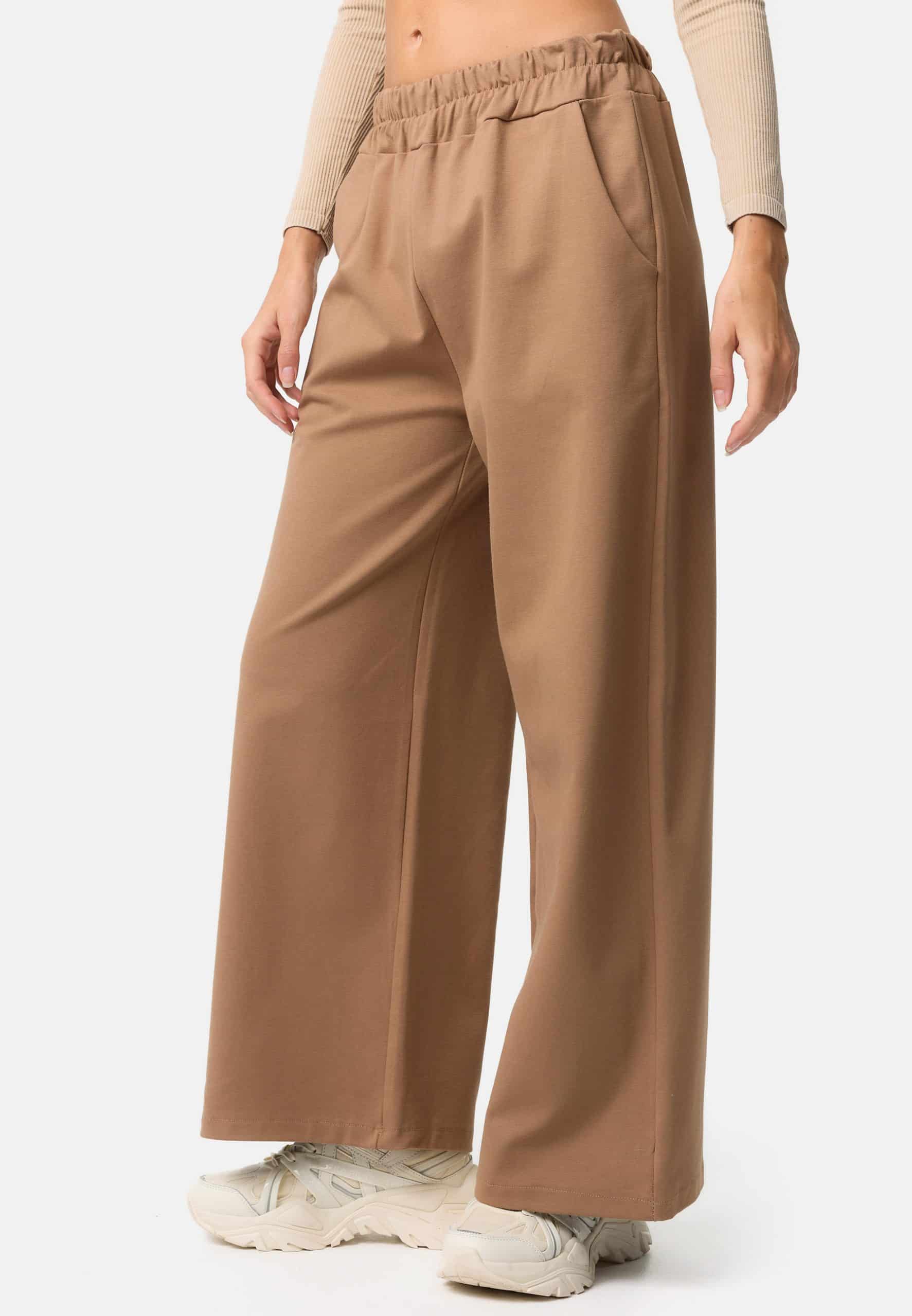 PM SELECTED Damen Stilvolle Marlene Freizeithose mit Taschen in Einheitsgröße PM74