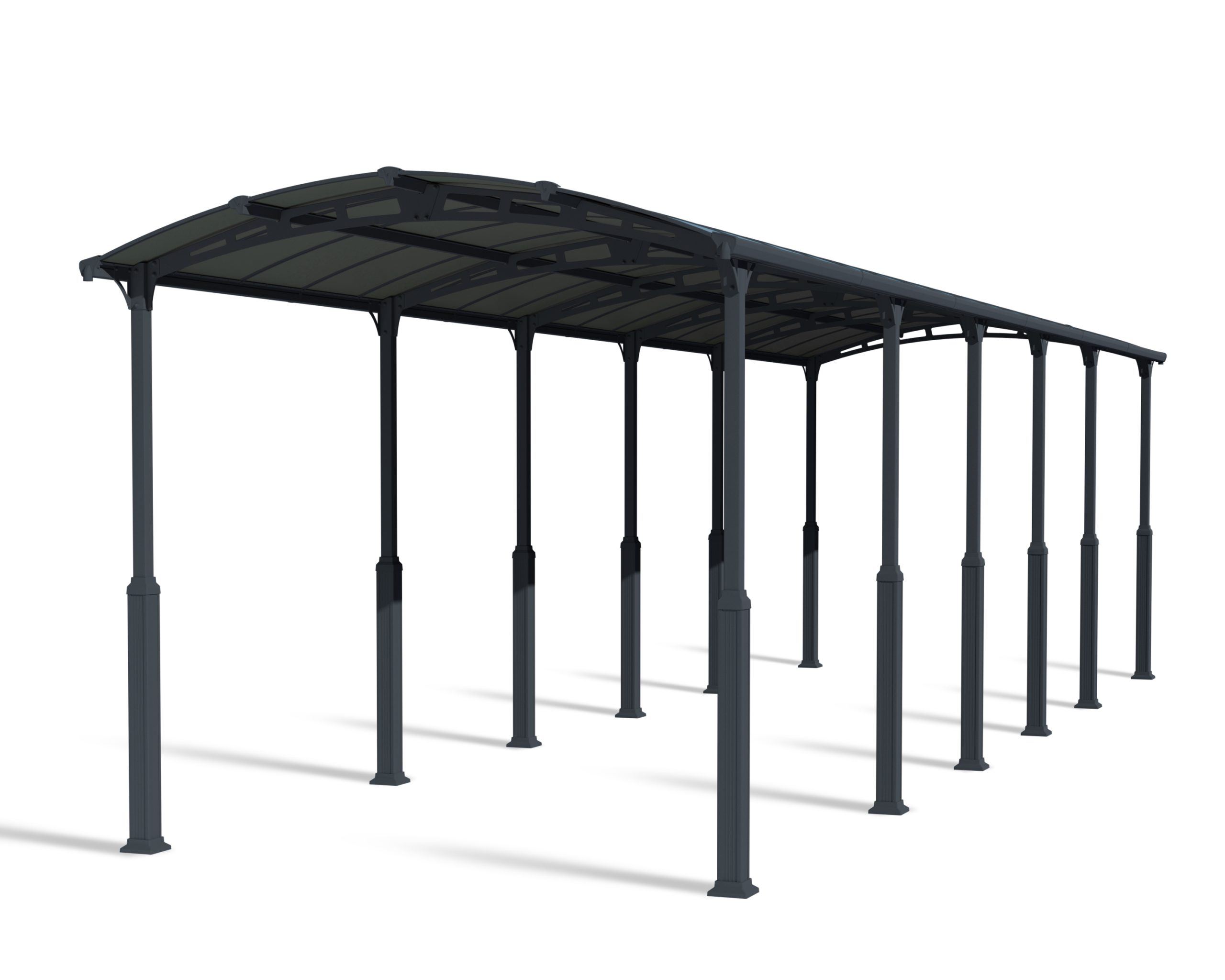 Palram - Canopia   Alpine 3.6 X 13 Carport Wohnmobil in Grau