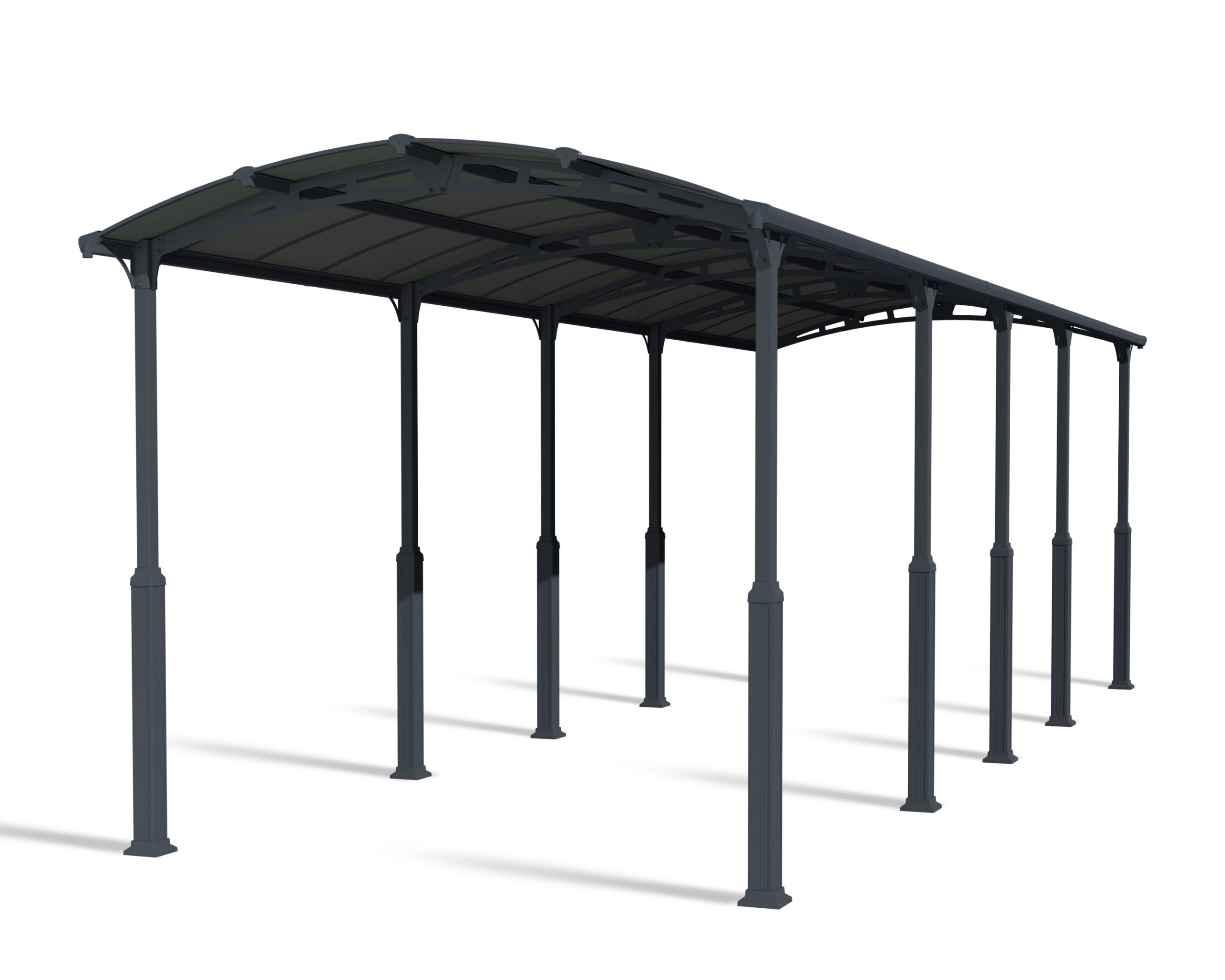 Palram - Canopia   Alpine 3.6 X 9 Carport Wohnmobil in Grau